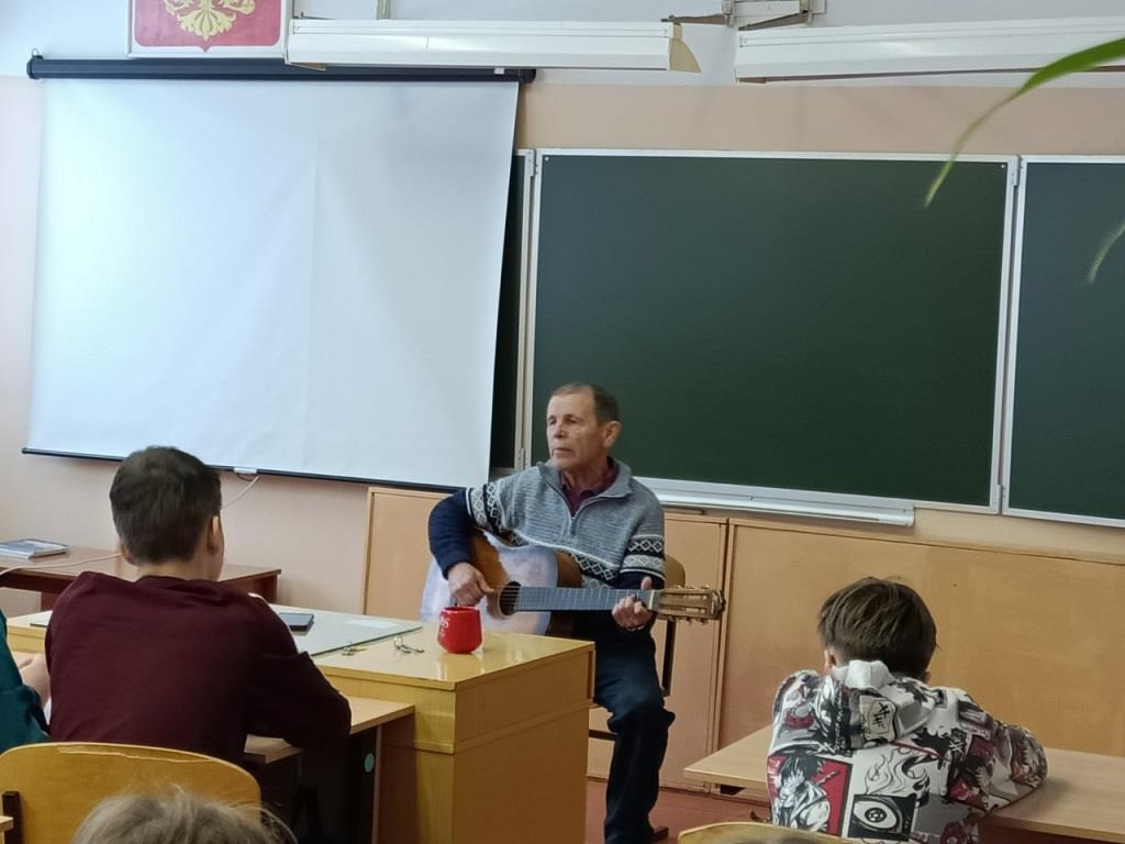 Встреча с ветераном педагогического труда Тимушевым Валерием Ивановичем.